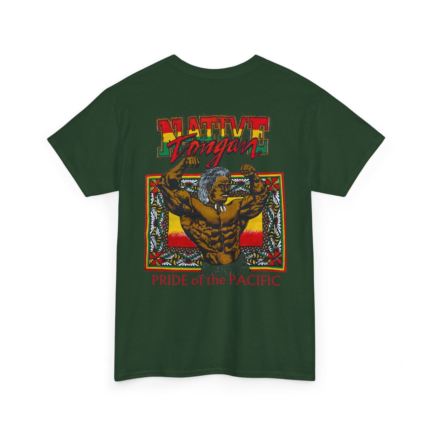 Local Strength Native Tongan Pride of the Pacific Vintage Designs 90s New Print Unisex Heavy Cotton Tee