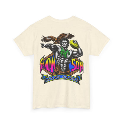 Samoan Strength Samoan Son Manu Samoa Unisex Heavy Cotton Tee
