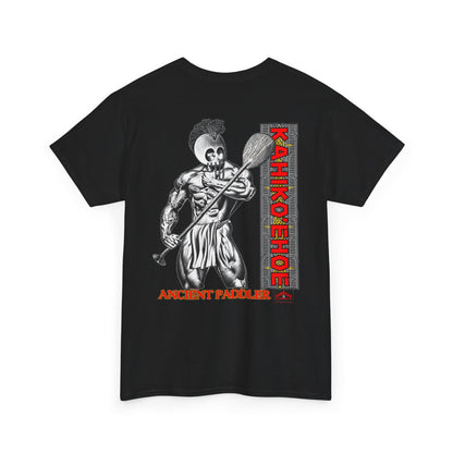Hawaiian Strength Ancient Paddler T-shirt Unisex Heavy Cotton Tee