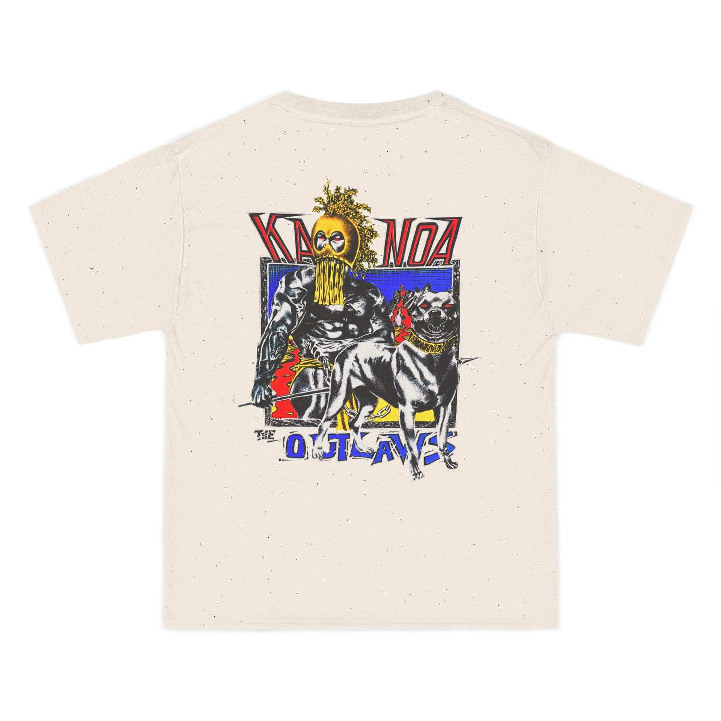 Hawaiian Strength Kanoa The Outlaws Vintage Design 90s New Print Beefy-T®  Short-Sleeve T-Shirt