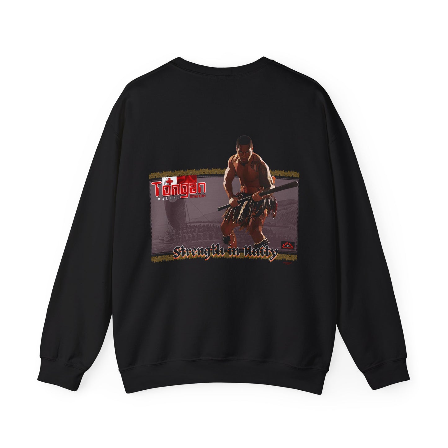 Local Strength Tongan Strength Malohi Stregnth in Unity Unisex Heavy Blend™ Crewneck Sweatshirt