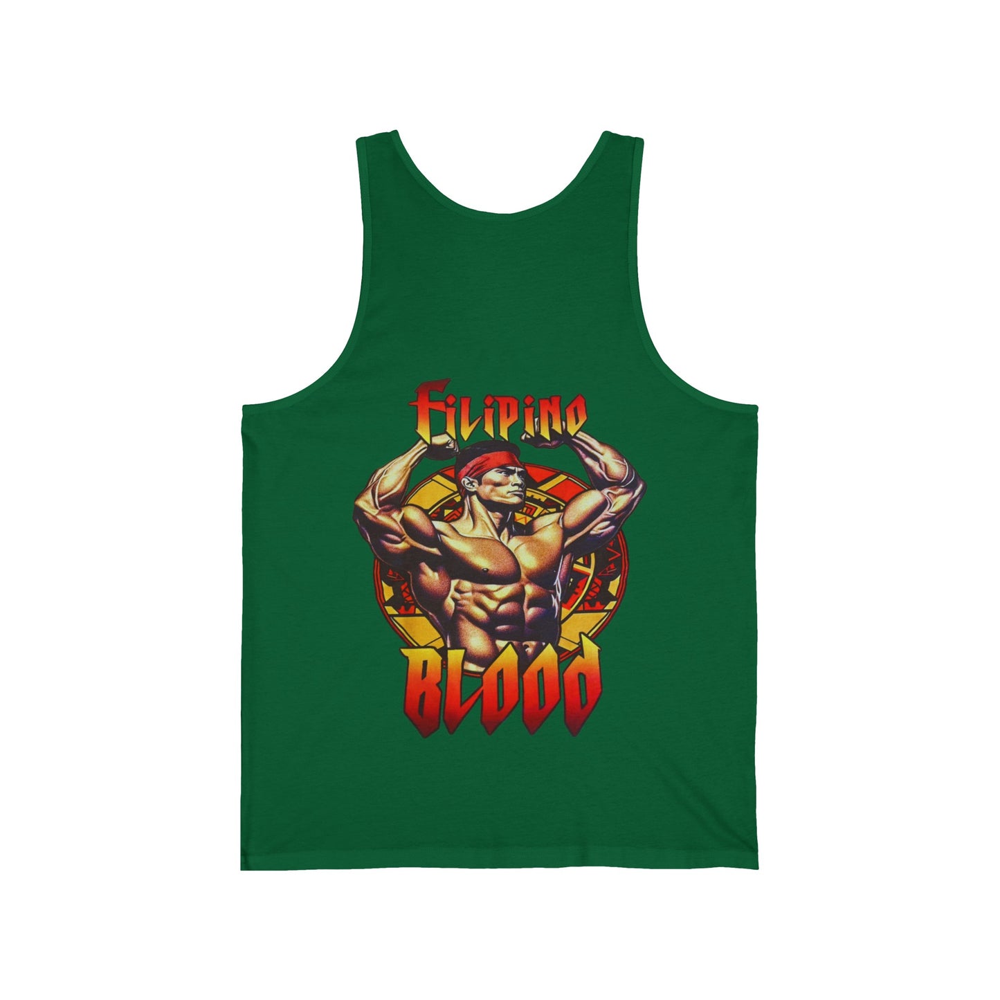 Filipino Strength Filipino Blood Vintage Design 90s New Print Unisex Jersey Tank