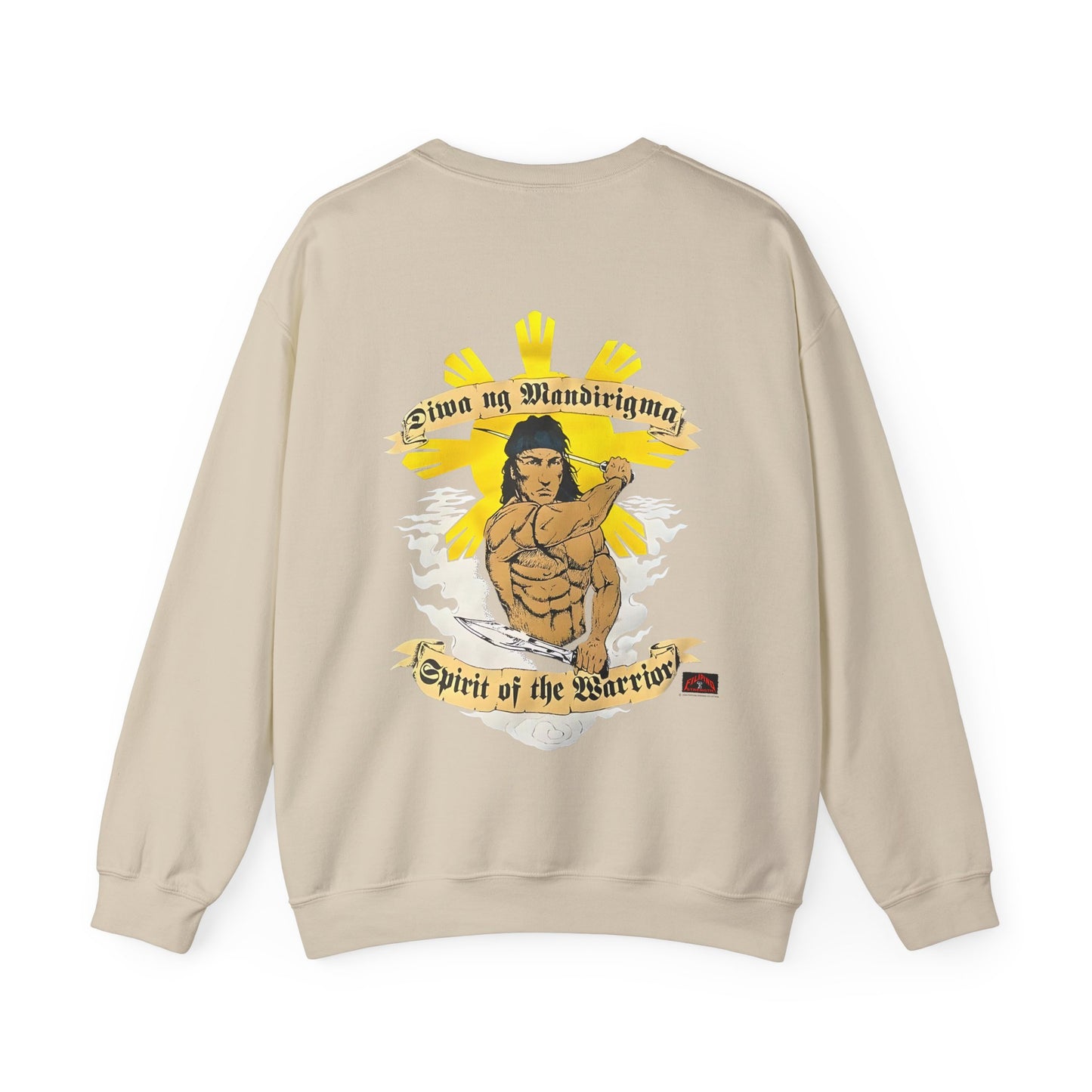 Filipino Strength Spirit of the Warrior Diwa ng Mandirigma Vintage Design 90s New Print Unisex Heavy Blend™ Crewneck Sweatshirt