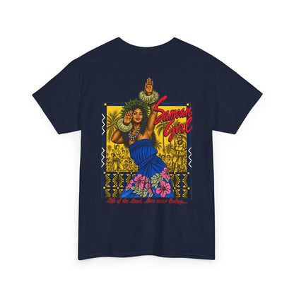 Samoan Strength Samoan Girl Unisex Heavy Cotton Tee