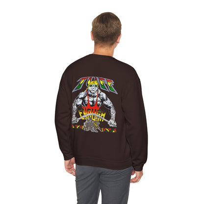 Jawaiian Strength Tuff Enough Vintage Design 90s New Print Unisex Heavy Blend™ Crewneck Sweatshirt