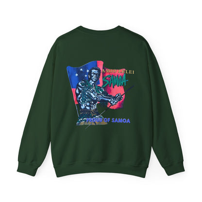 Samoan Strength Proud of Samoa Amio Lelei Vintage Design 90s New Print Unisex Heavy Blend™ Crewneck Sweatshirt