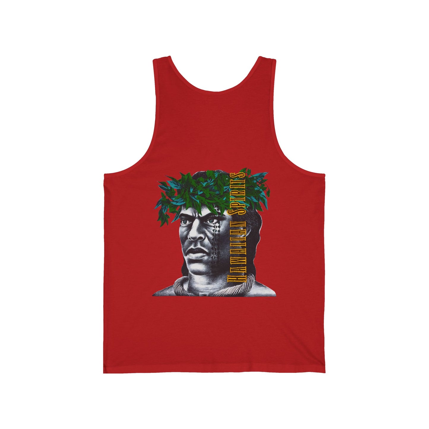 Hawaiian Strength Hawaiian Spirits Vintage Designs 90s New Print Unisex Jersey Tank