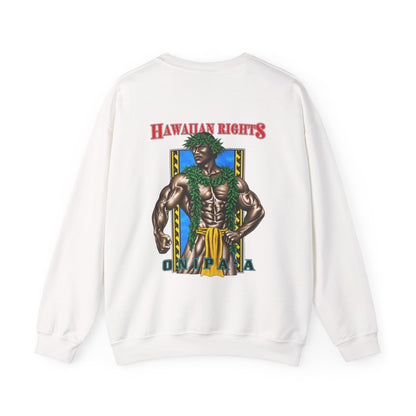 Hawaiian Strength Onipa’a Hawaiian Rights Unisex Heavy Blend™ Crewneck Sweatshirt
