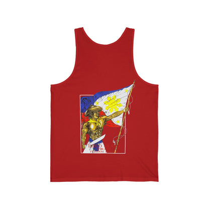 Filipino Strength Diego Silang Freedom Fighter Vintage Design 90s New Print Unisex Jersey Tank