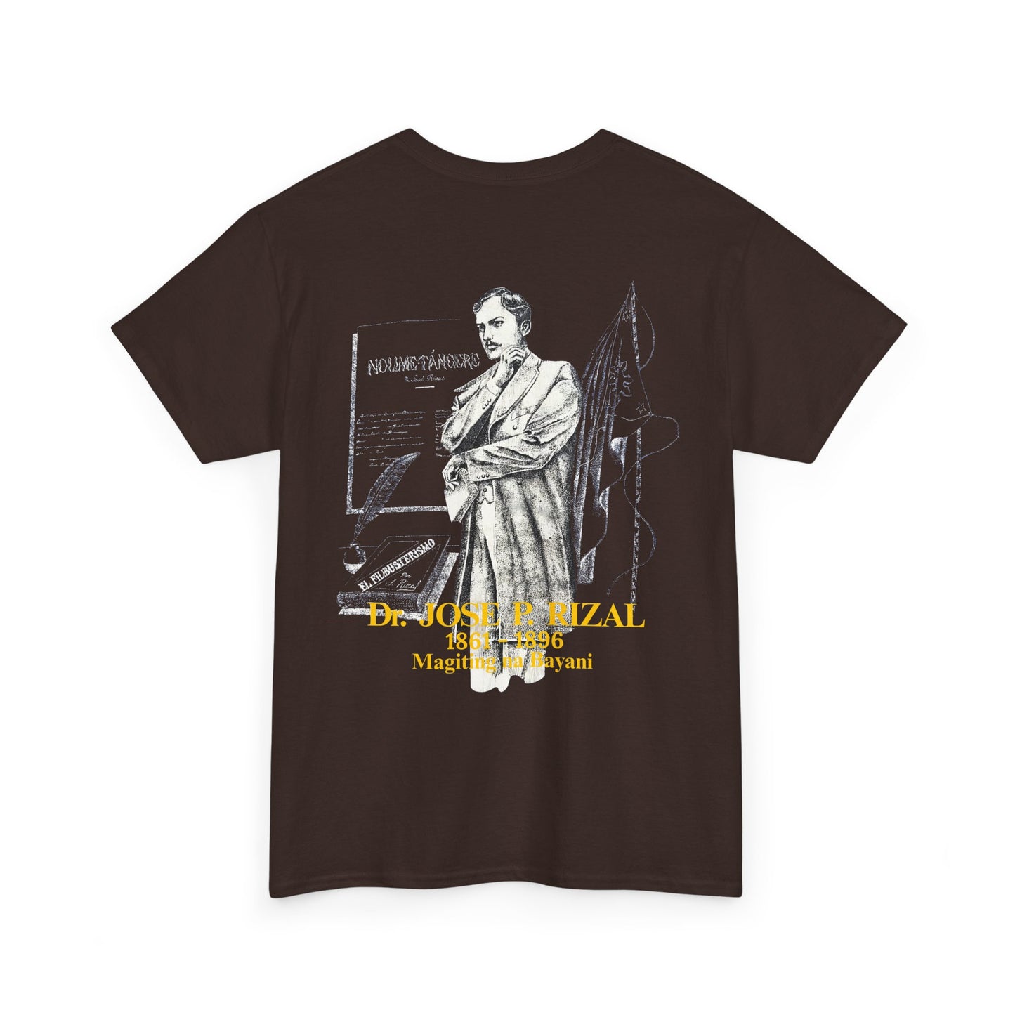 Filipino Strength Dr Jose Rizal Magiting na Bayani Vintage Design 90s New Print Unisex Heavy Cotton Tee