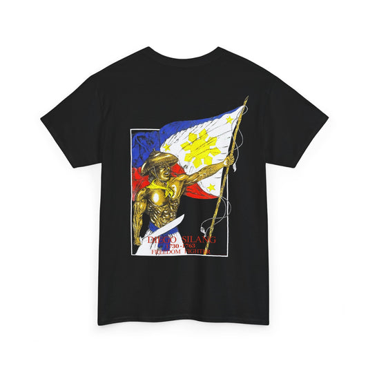 Filipino Strength Diego Silang Freedom Fighter Vintage Design 90s New Print Unisex Heavy Cotton Tee