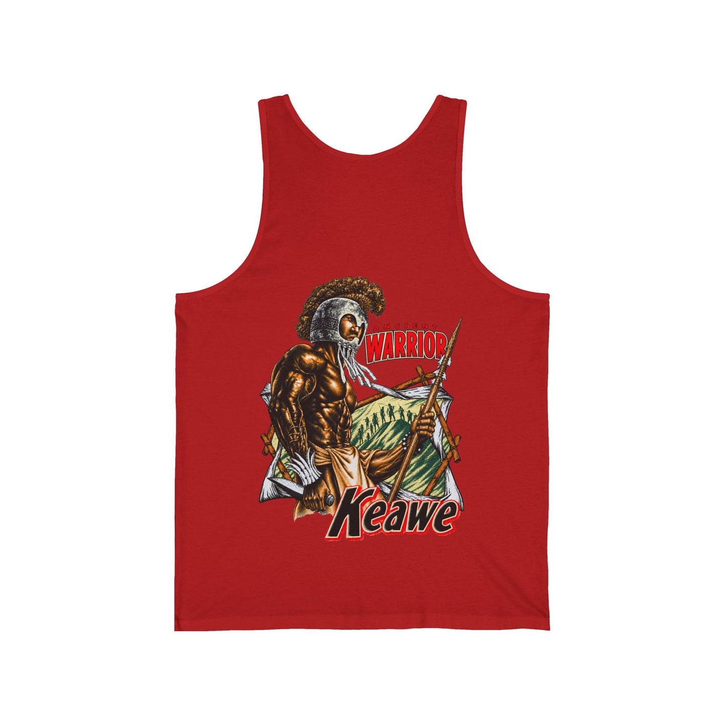 Hawaiian Strength Keawe Ancient Warrior Unisex Jersey Tank