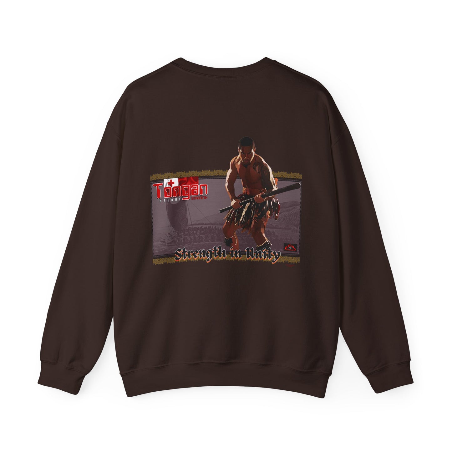 Local Strength Tongan Strength Malohi Stregnth in Unity Unisex Heavy Blend™ Crewneck Sweatshirt