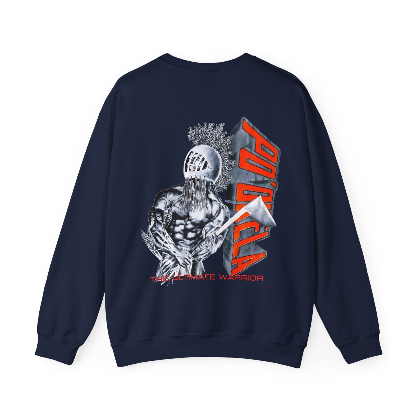 Hawaiian Strength Po'okela The Ultimate Warrior Vintage Design 90s New Print Unisex Heavy Blend™ Crewneck Sweatshirt