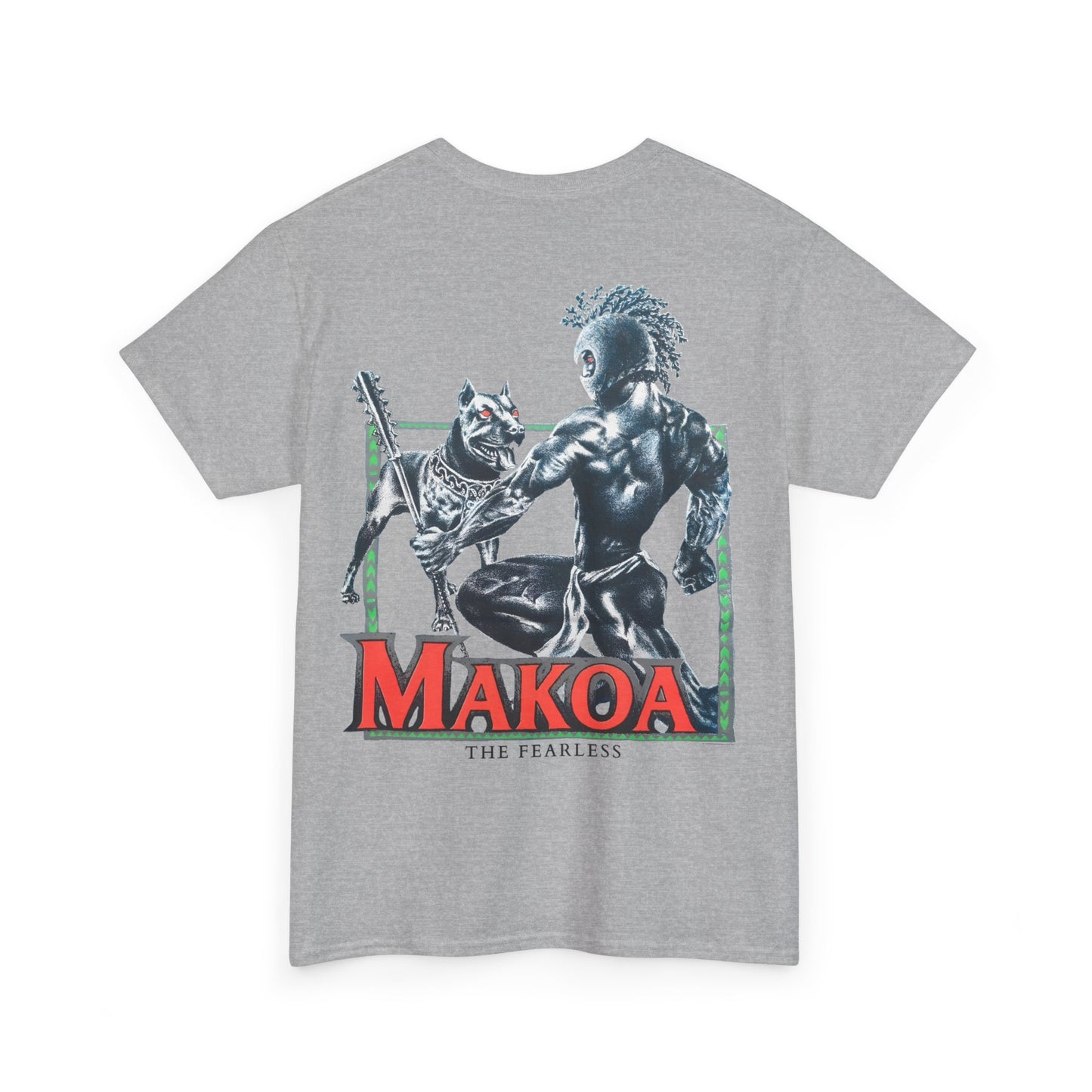 Hawaiian Strength Makoa The Fearless Vintage Design 90s New Print T-shirt Unisex Heavy Cotton Tee