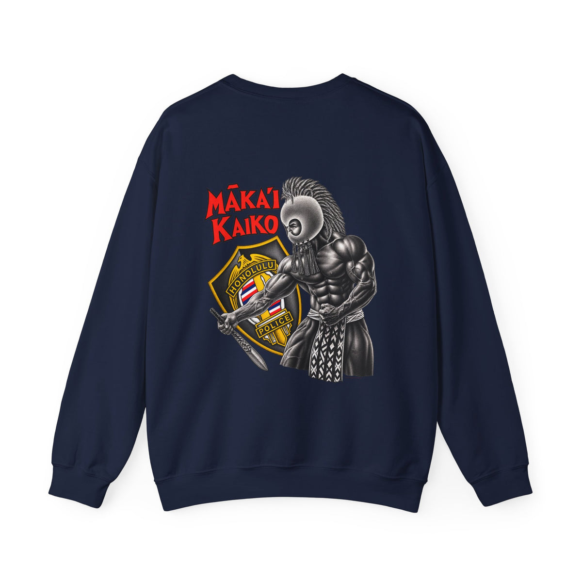 Hawaiian Strength Maka'i Kaiko Honolulu Police Unisex Heavy Blend™ Crewneck Sweatshirt