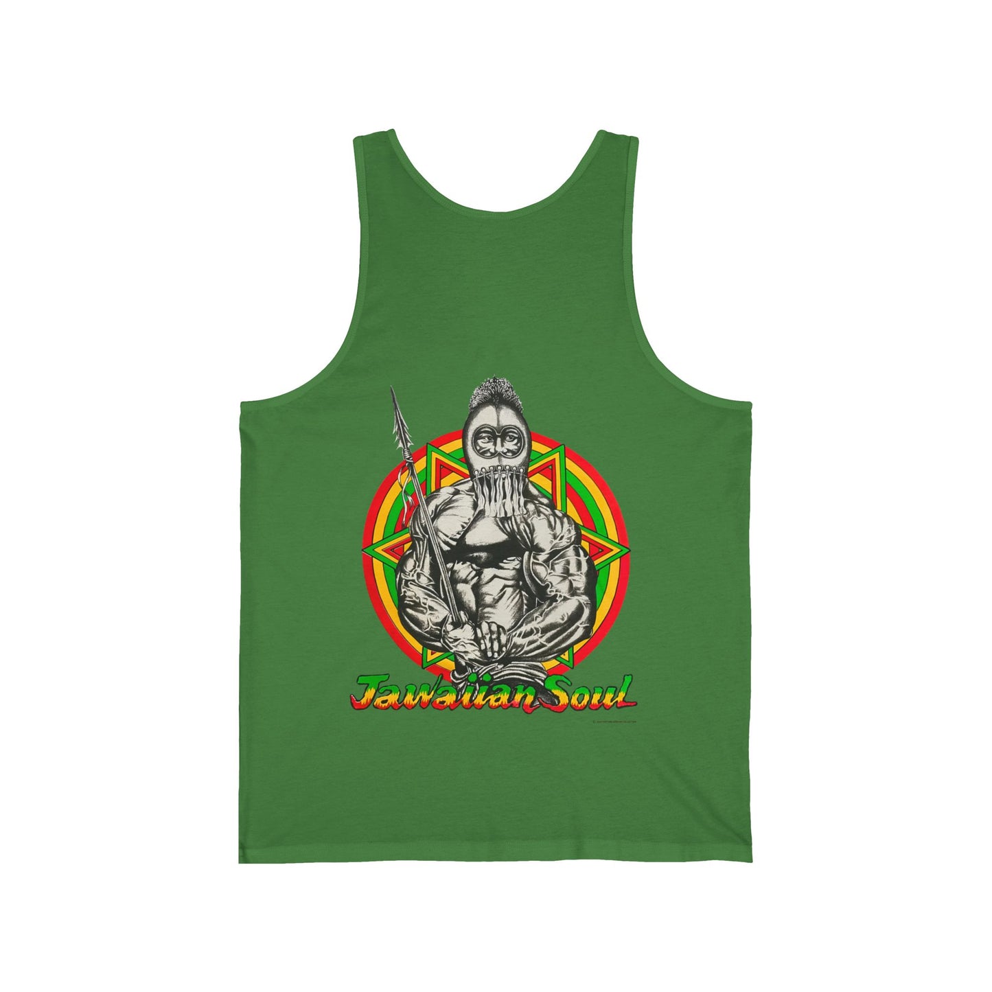Jawaiian Strength Jawaiian Soul Vintage Design 90s New Print Unisex Jersey Tank