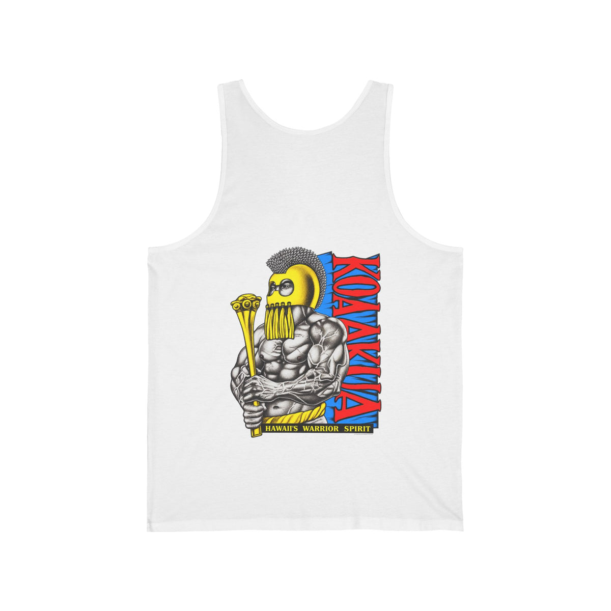 Hawaiian Strength Koa Akua Hawaii's Warrior Spirit Unisex Jersey Tank