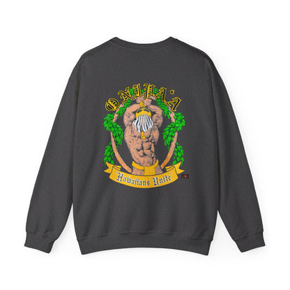 Hawaiian Strength Onipa'a Hawaiians Unite Vintage Design 90s New Print Unisex Heavy Blend™ Crewneck Sweatshirt