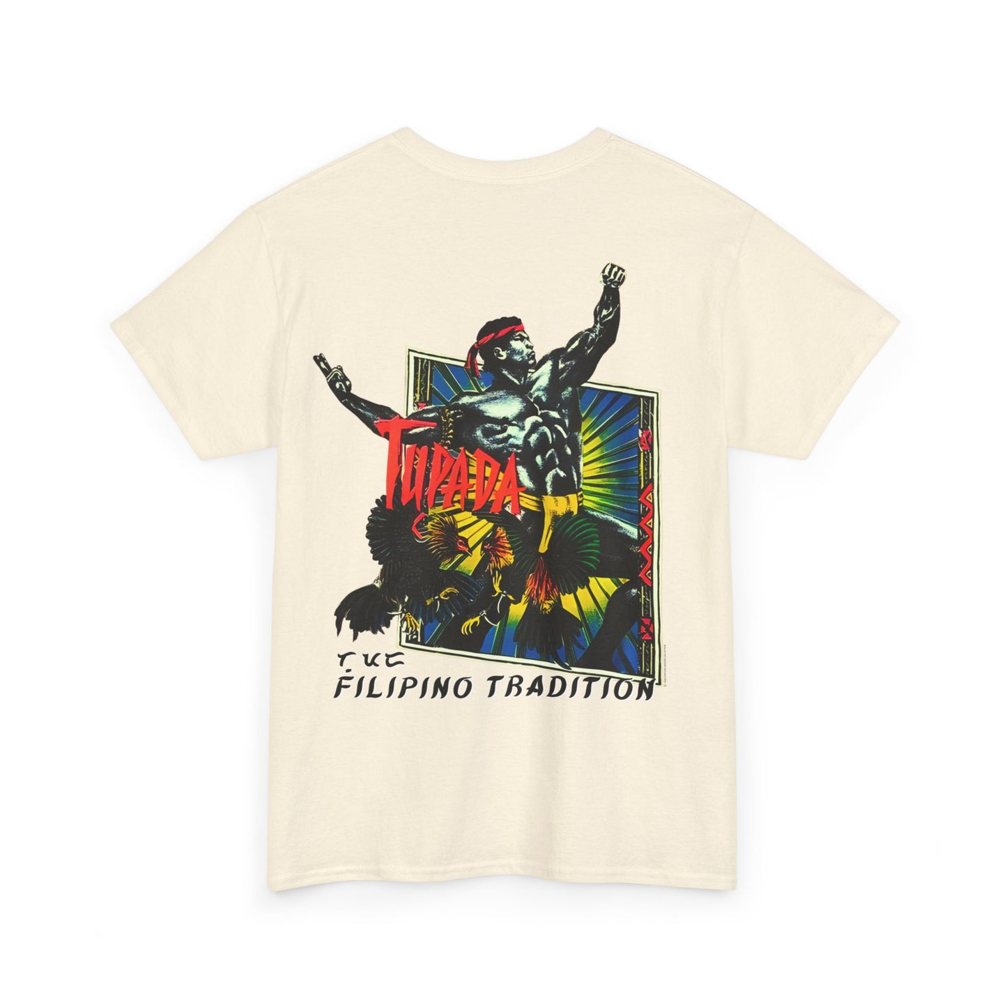 Filipino Strength Tupada Filipino Tradition Vintage Design 90s New Print T-shirt Unisex Heavy Cotton Tee