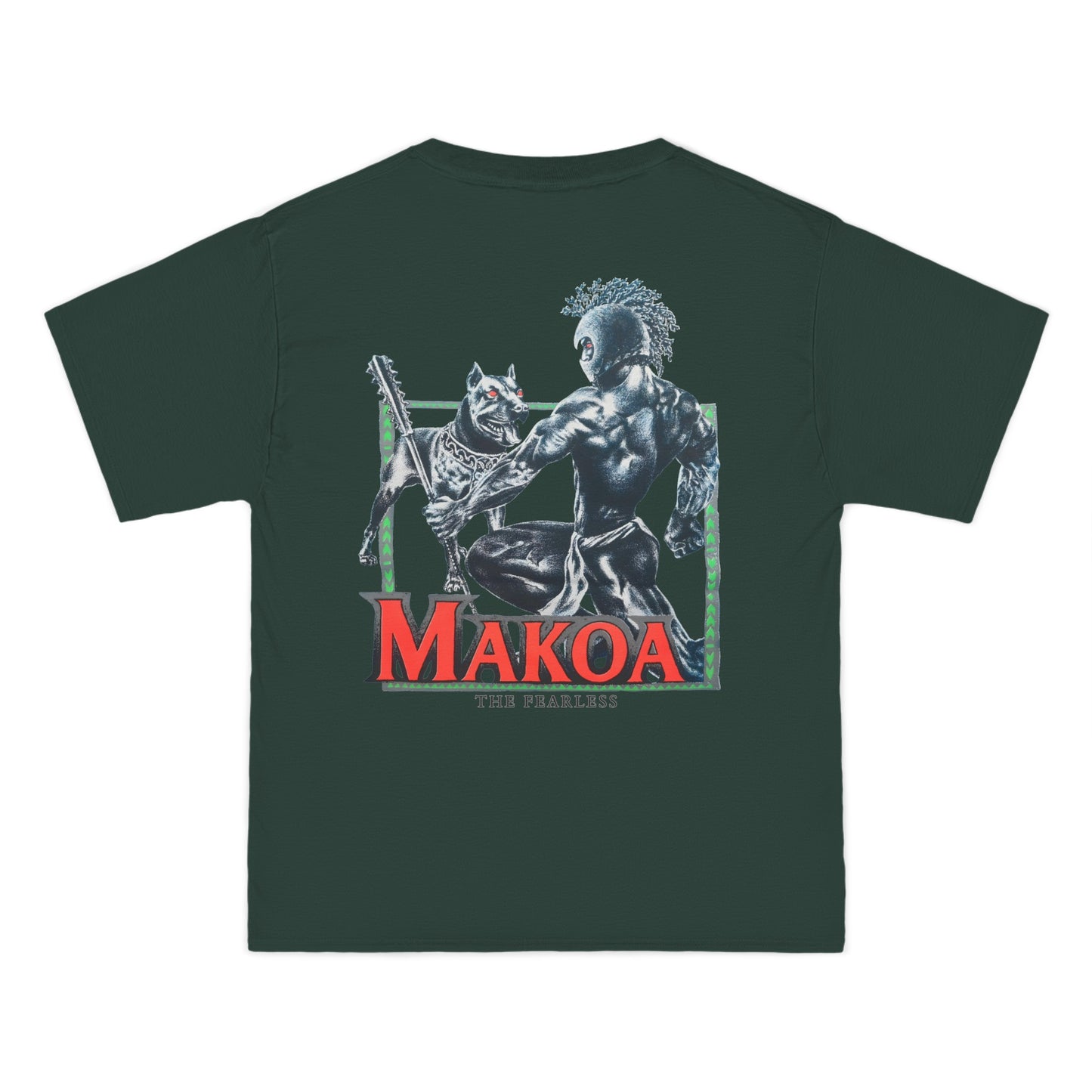 Hawaiian Strength Makoa The Fearless Vintage Design 90s New Print Beefy-T®  Short-Sleeve T-Shirt