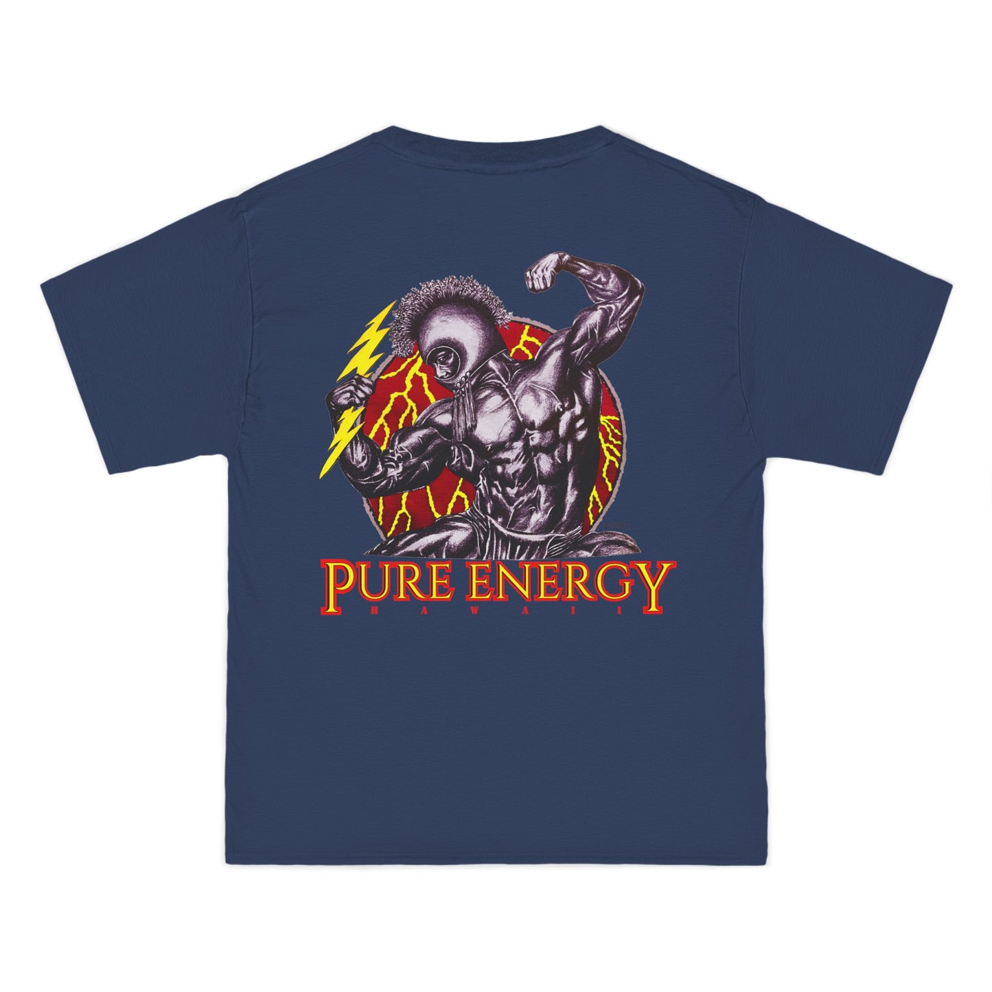 Hawaiian Strength Pure Energy Hawaii Vintage Design 90s New Print Beefy-T®  Short-Sleeve T-Shirt