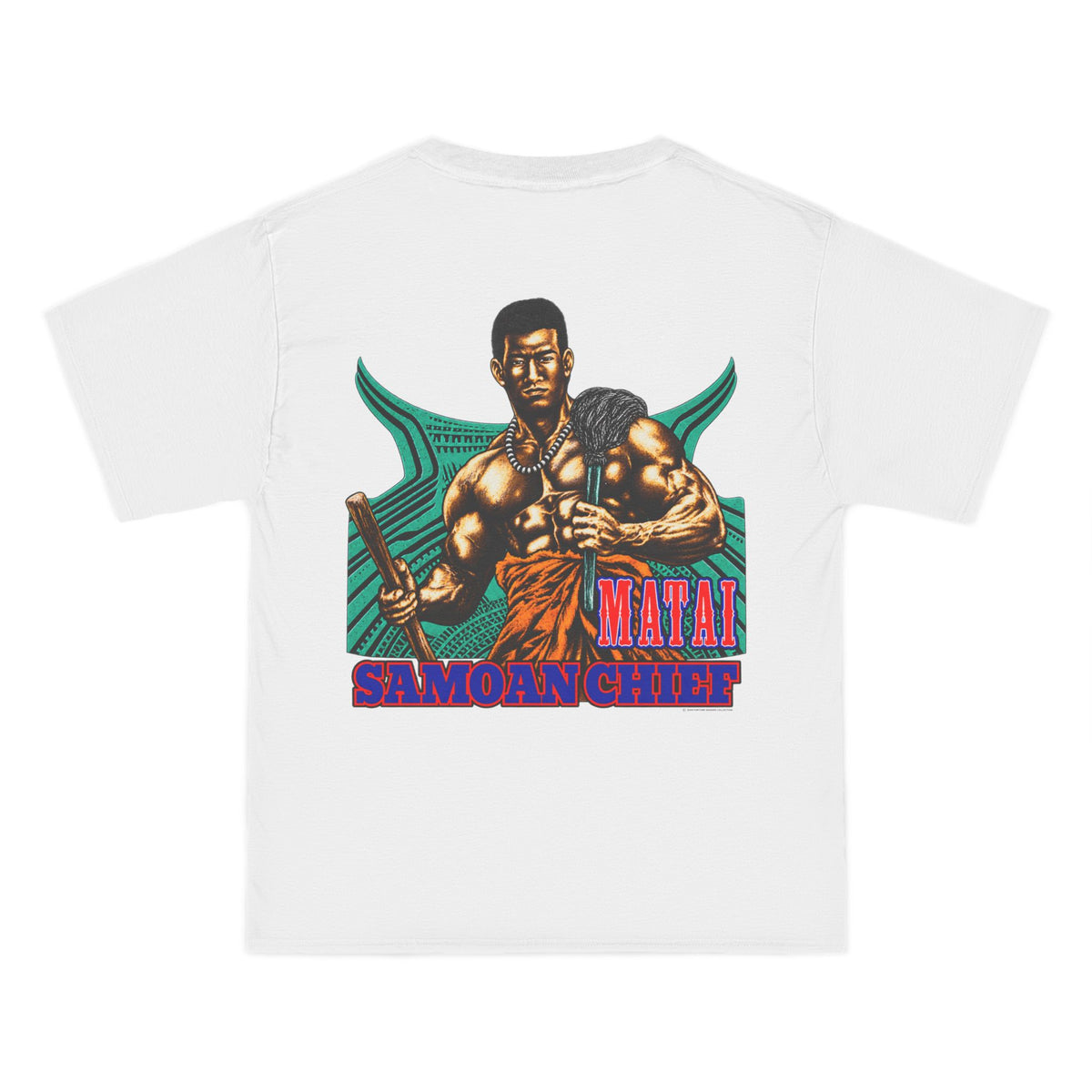 Samoan Strength Samoan Chief Matai Beefy-T®  Short-Sleeve T-Shirt