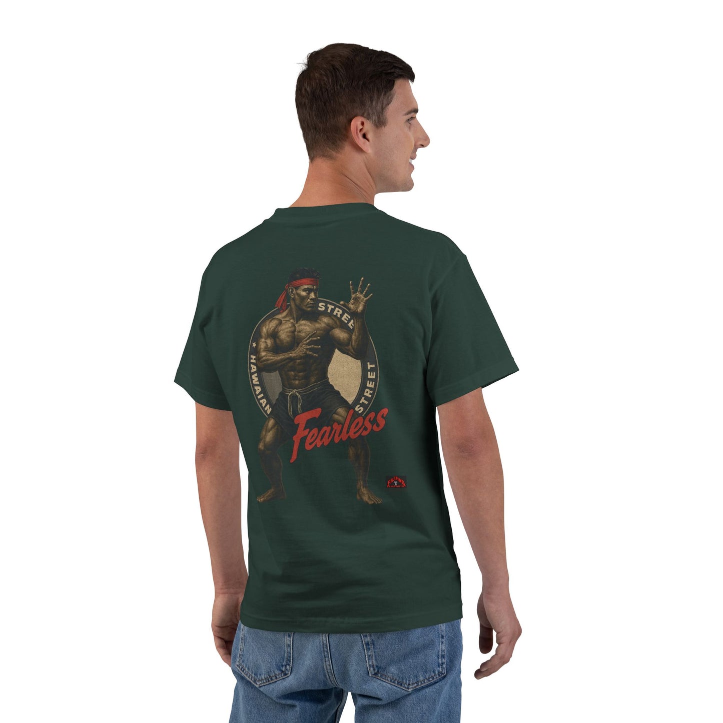 FIlipino Strength Fearless Hawaiian Street Vintage 90s Design New Print Beefy-T®  Short-Sleeve T-Shirt