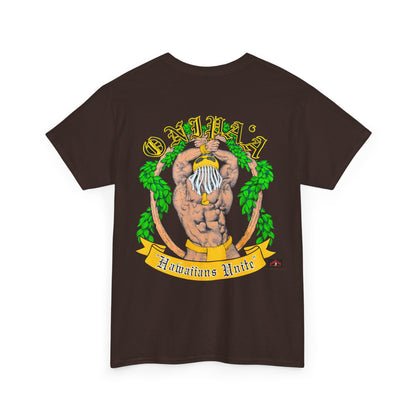 Hawaiian Strength Onipa'a Hawaiians Unite Vintage Design 90s New Print Unisex Heavy Cotton Tee