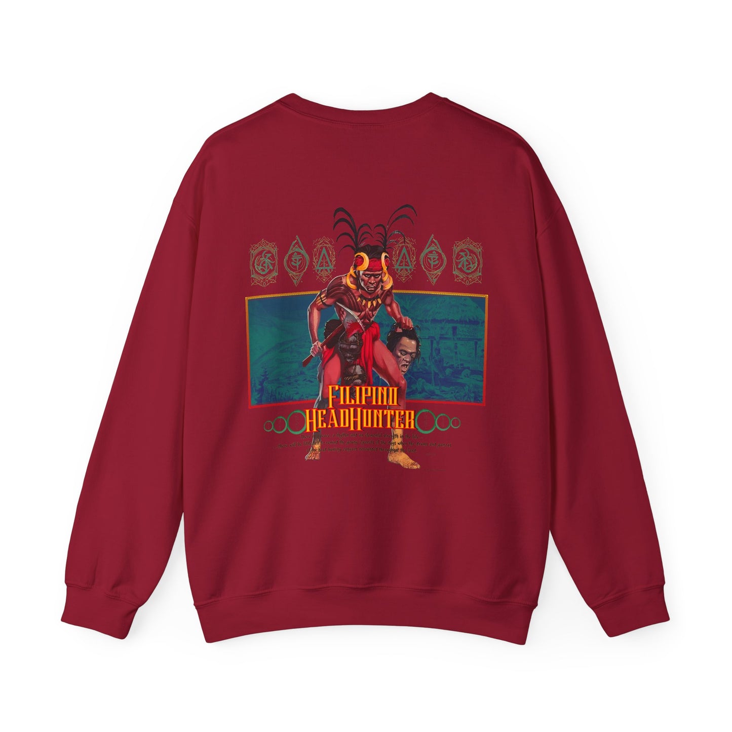 Filipino Strength Filipino HeadHunter Unisex Heavy Blend™ Crewneck Sweatshirt