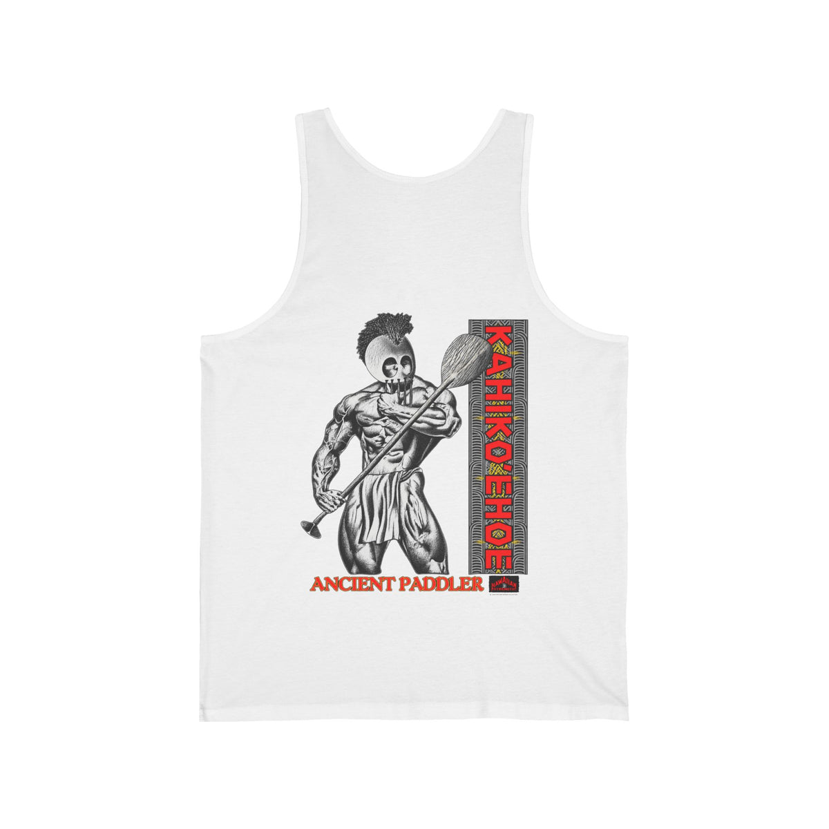 Hawaiian Strength Ancient Paddler Unisex Jersey Tank