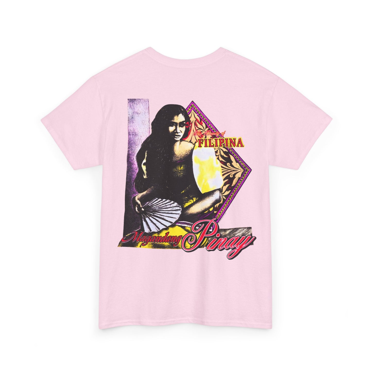 Filipino Strength The Beauty Of Filipina Magandang Pinay Vintage Design 90s New Print T-shirt Unisex Heavy Cotton Tee