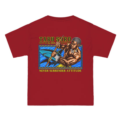 Local Strength Tabu Soro Fiji Islands Never Surrender Attitude Beefy-T®  Short-Sleeve T-Shirt