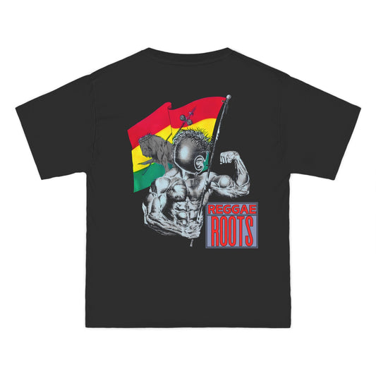 Jawaiian Strength Reggae Roots Vintage Design 90s New Print Beefy-T®  Short-Sleeve T-Shirt