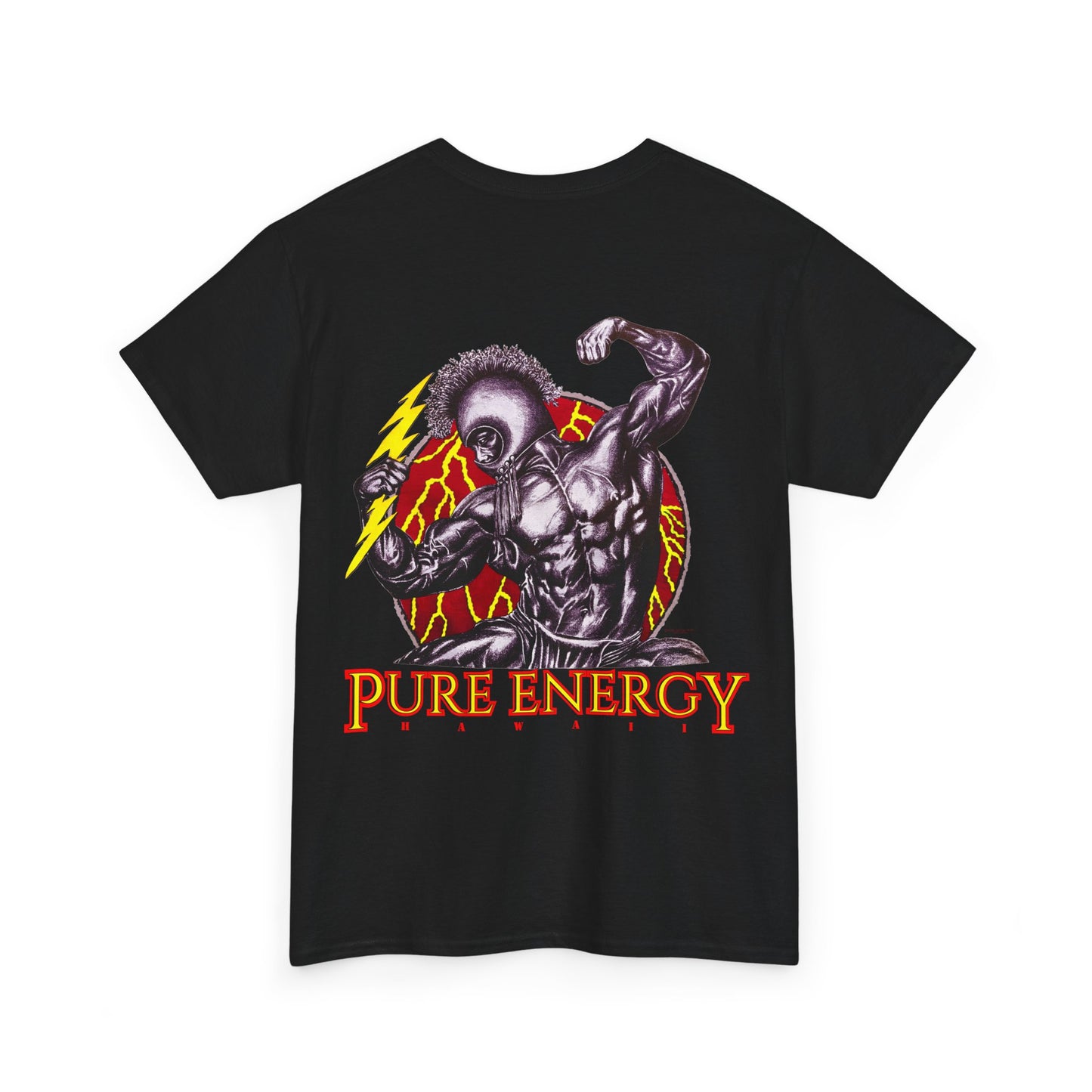Hawaiian Strength Pure Energy Hawaii Vintage Design 90s New Print Unisex Heavy Cotton Tee