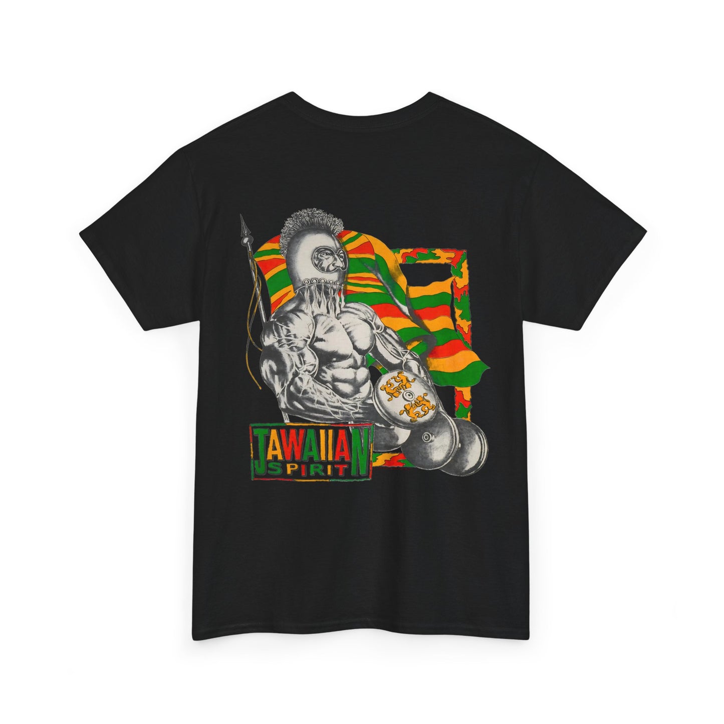Jawaiian Strength Jawaiian Spirit Vintage Design 90s New Print Unisex Heavy Cotton Tee