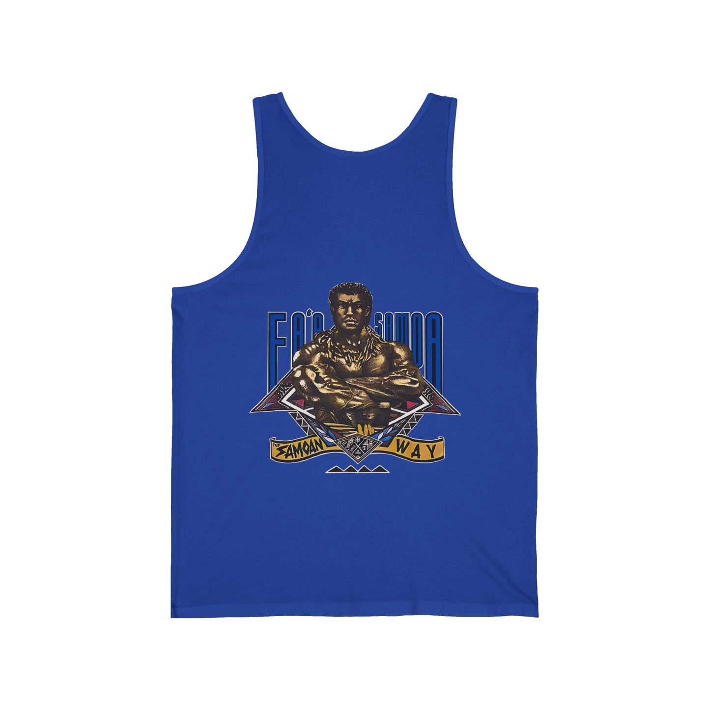 Samoan Strength Fa'a Samoa The Samoan Way Vintage Design 90s New Print Unisex Jersey Tank