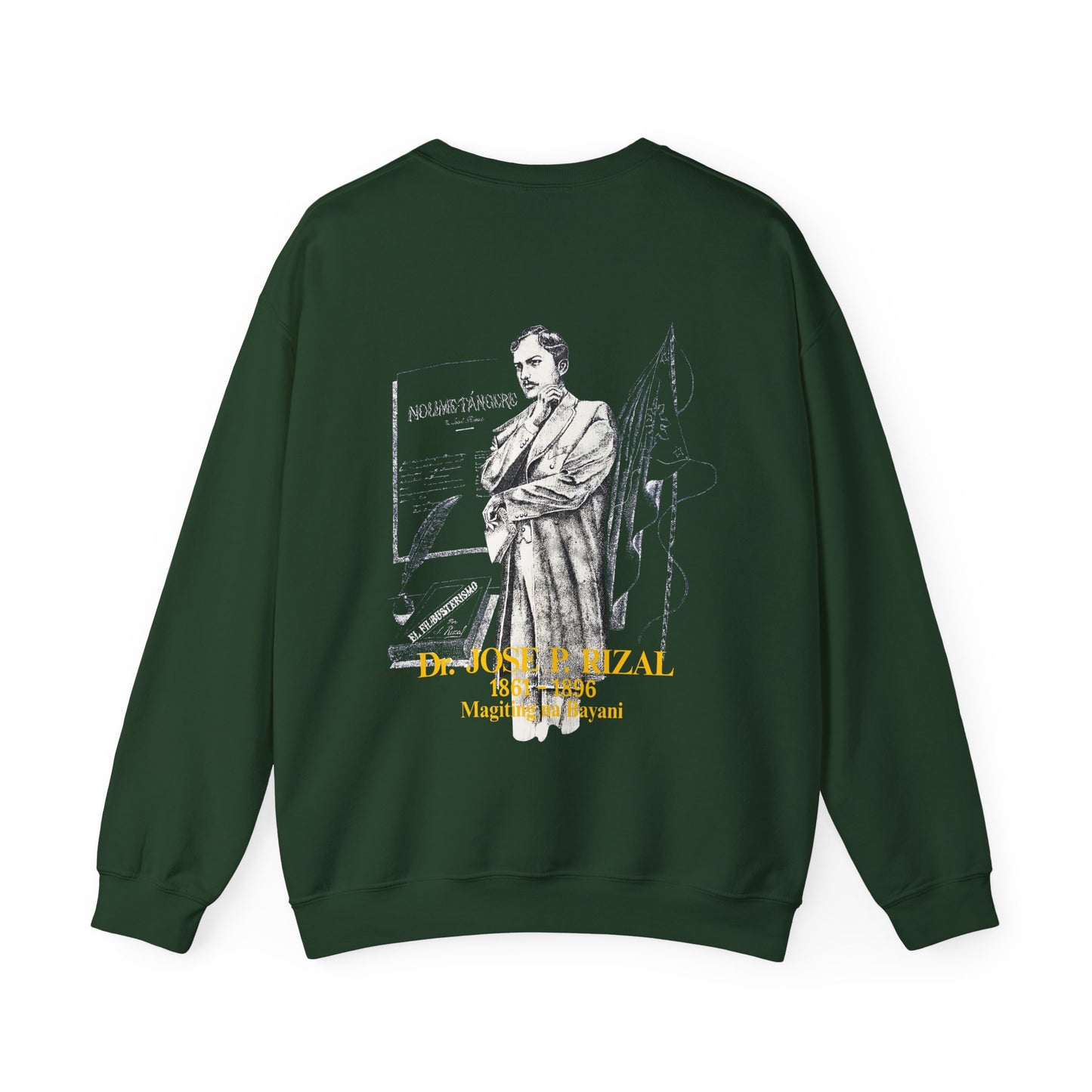 Filipino Strength Dr Jose Rizal Magiting na Bayani Vintage Design 90s New Print Unisex Heavy Blend™ Crewneck Sweatshirt