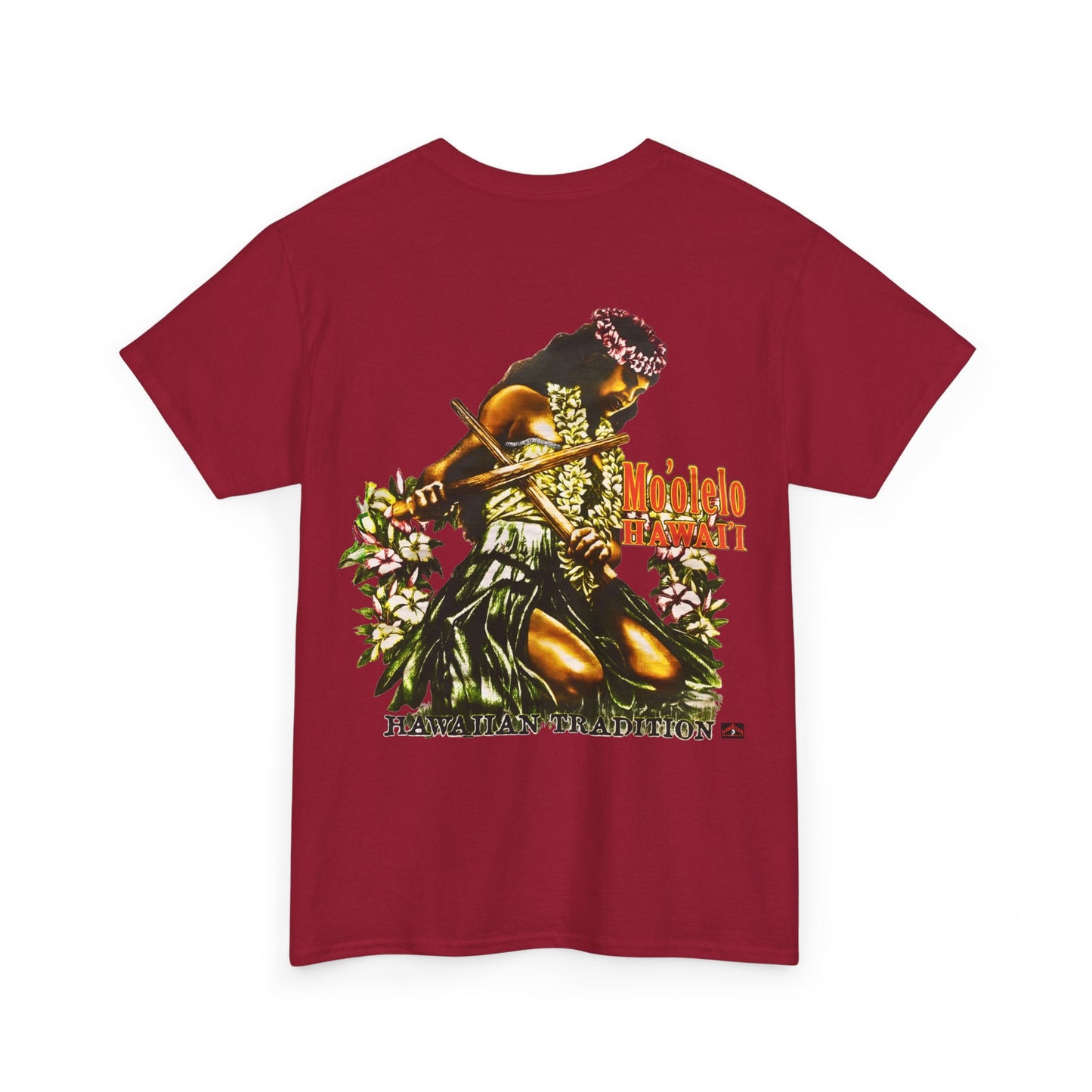 Hawaiian Strength Hawaiian Tradition Mo'olelo Hawai'i Vintage Design 90s New Print T-shirt Unisex Heavy Cotton Tee