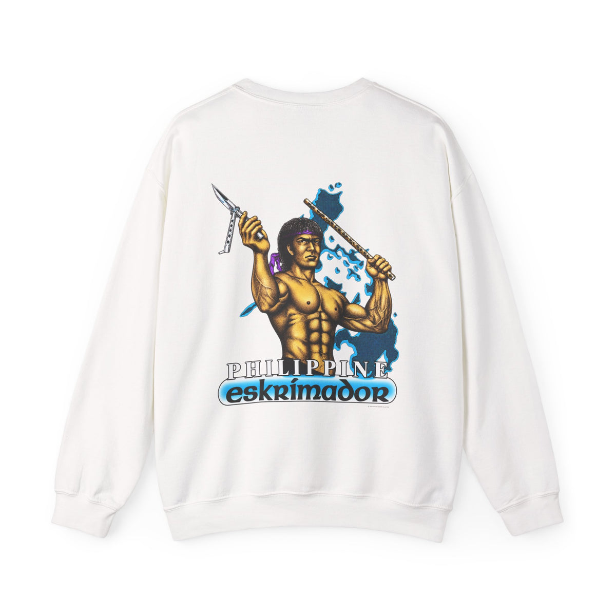 Filipino Strength Philippine Eskrimador Unisex Heavy Blend™ Crewneck Sweatshirt