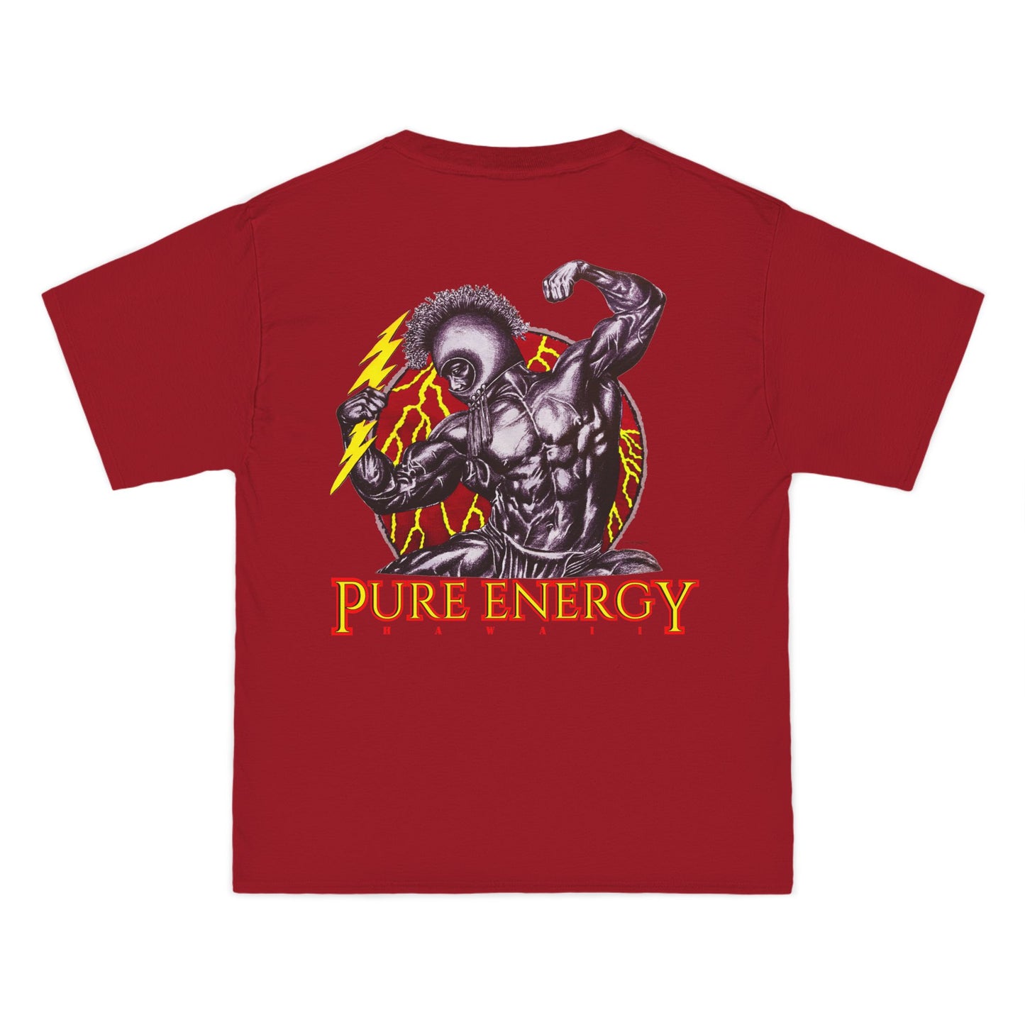 Hawaiian Strength Pure Energy Hawaii Vintage Design 90s New Print Beefy-T®  Short-Sleeve T-Shirt
