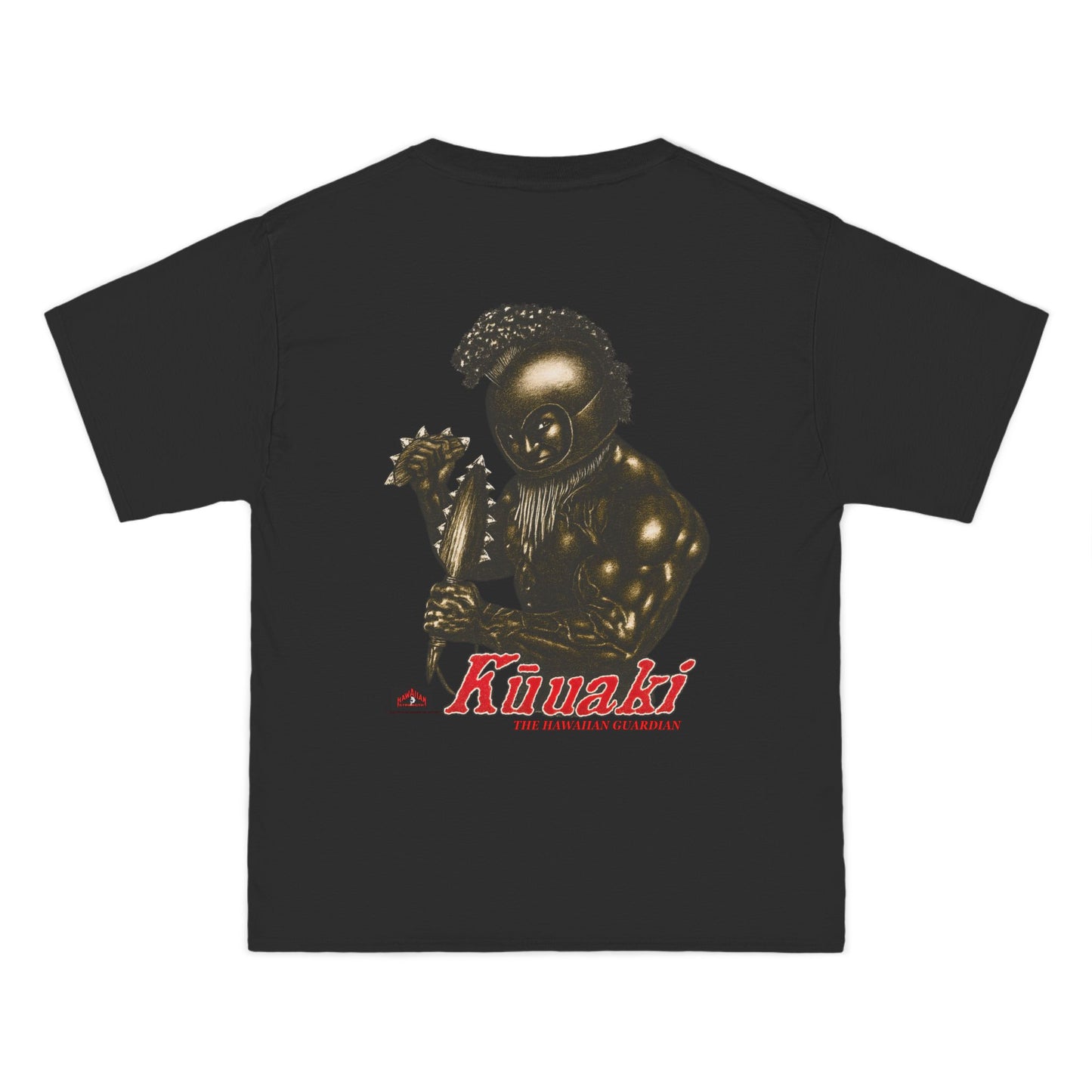 Hawaiian Strength Kῡuaki The Hawaiian Guardian Vintage Design 90s New Print Beefy-T®  Short-Sleeve T-Shirt