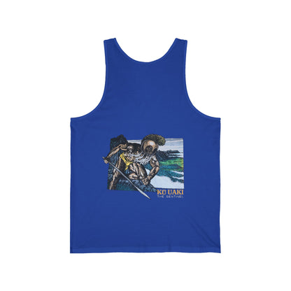 Hawaiian Strength Ku Uaki The Sentinel Unisex Jersey Tank