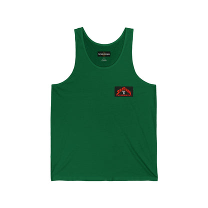 Samoan Strength Siva Afi Samoan Fire Dance Unisex Jersey Tank