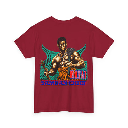 Samoan Strength Samoan Chief Matai Unisex Heavy Cotton Tee