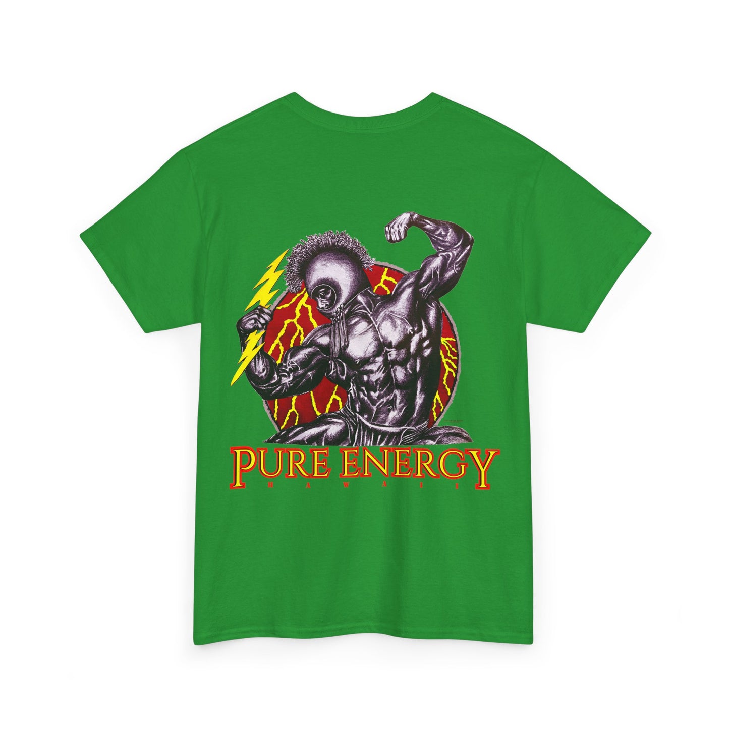 Hawaiian Strength Pure Energy Hawaii Vintage Design 90s New Print Unisex Heavy Cotton Tee