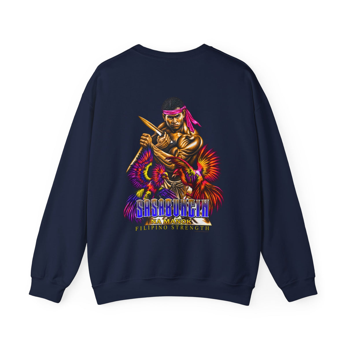 Filipino Strength Sasabungin Na Manok Unisex Heavy Blend™ Crewneck Sweatshirt