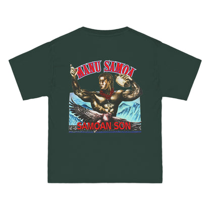 Samoan Strength Manu Samoa Samoan Son Vintage 90s Design New Print Beefy-T®  Short-Sleeve T-Shirt