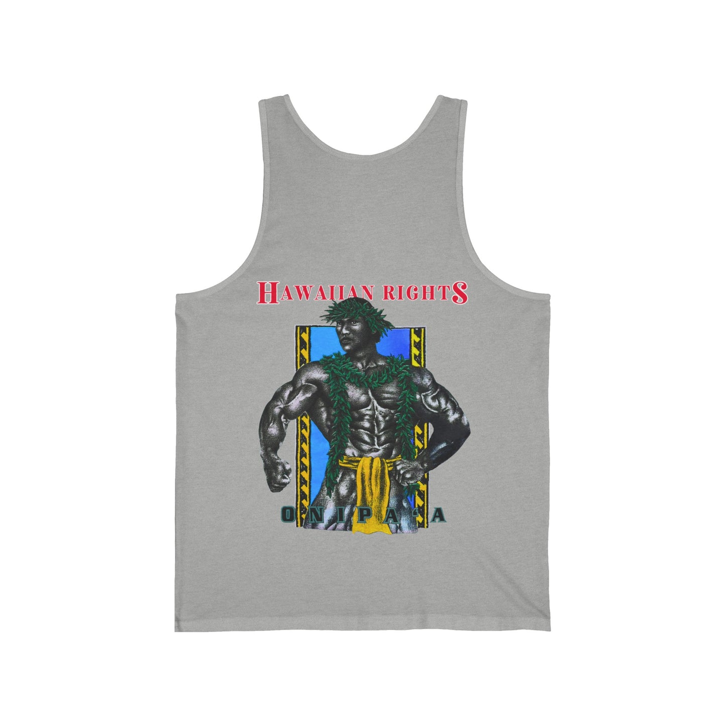 Hawaiian Strength Onipa’a Hawaiian Rights Vintage Design 90s New Print Unisex Jersey Tank