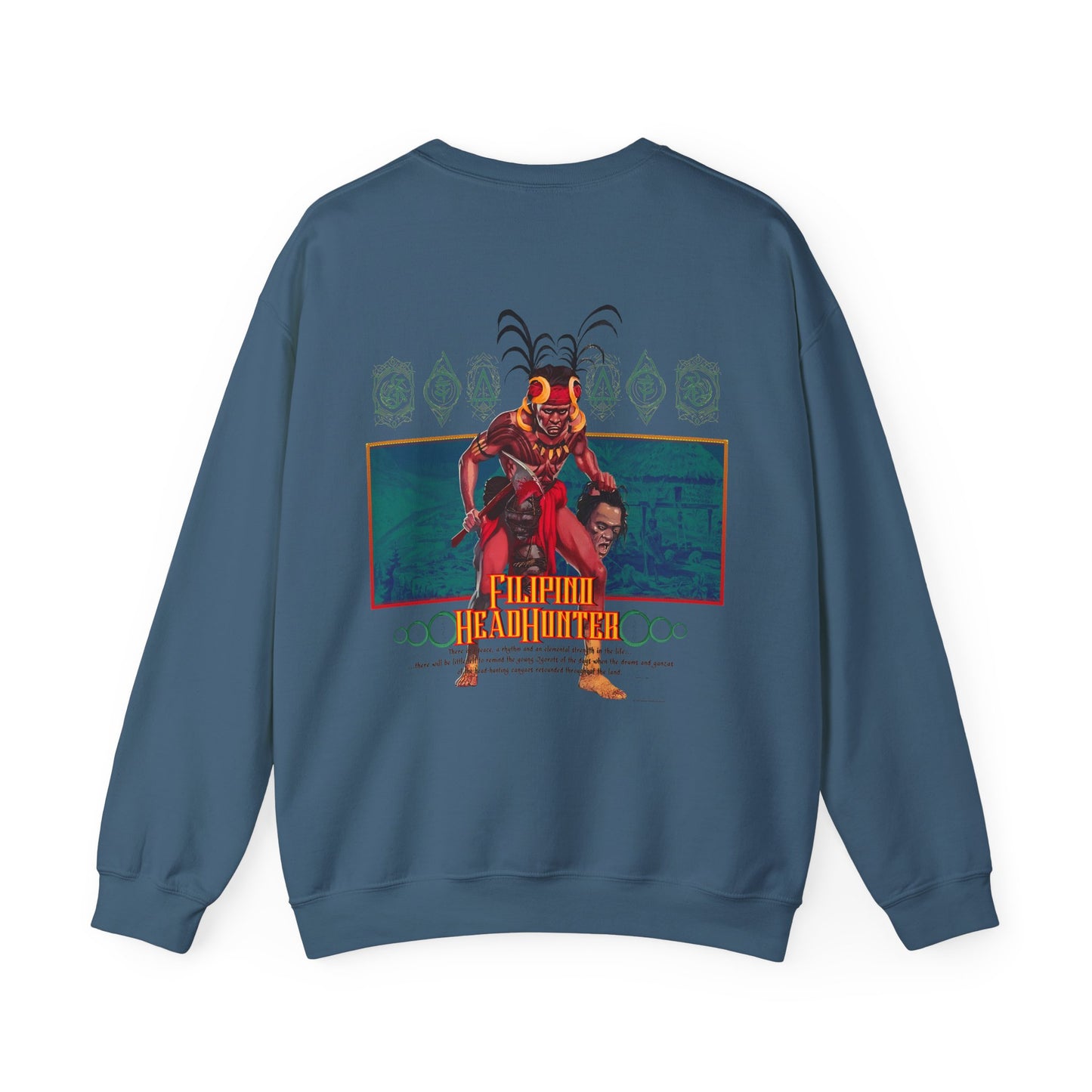 Filipino Strength Filipino HeadHunter Unisex Heavy Blend™ Crewneck Sweatshirt